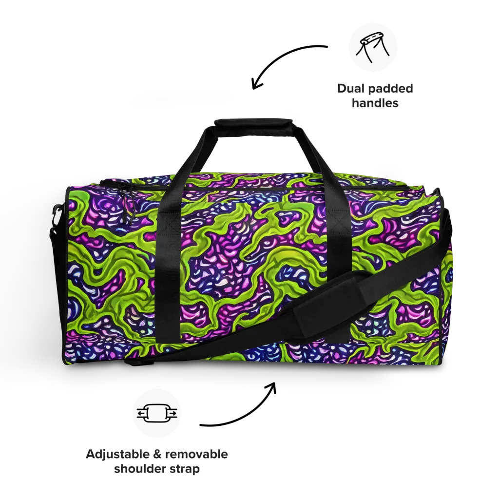 Ultraviolet Swell on Duffle Bag — Front