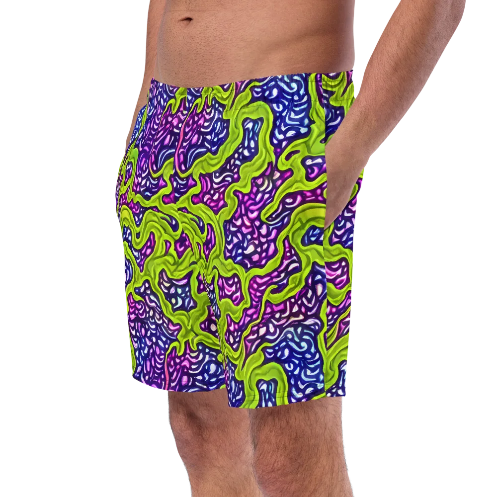 Ultraviolet Swell on Swim Trunks — Left Front