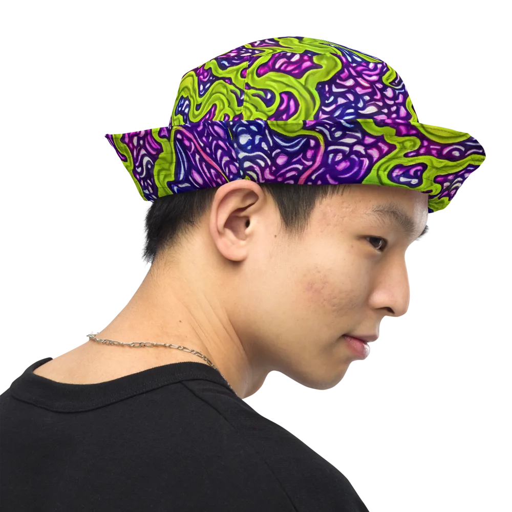 Ultraviolet Swell on Reversible Bucket Hat — Right Outside