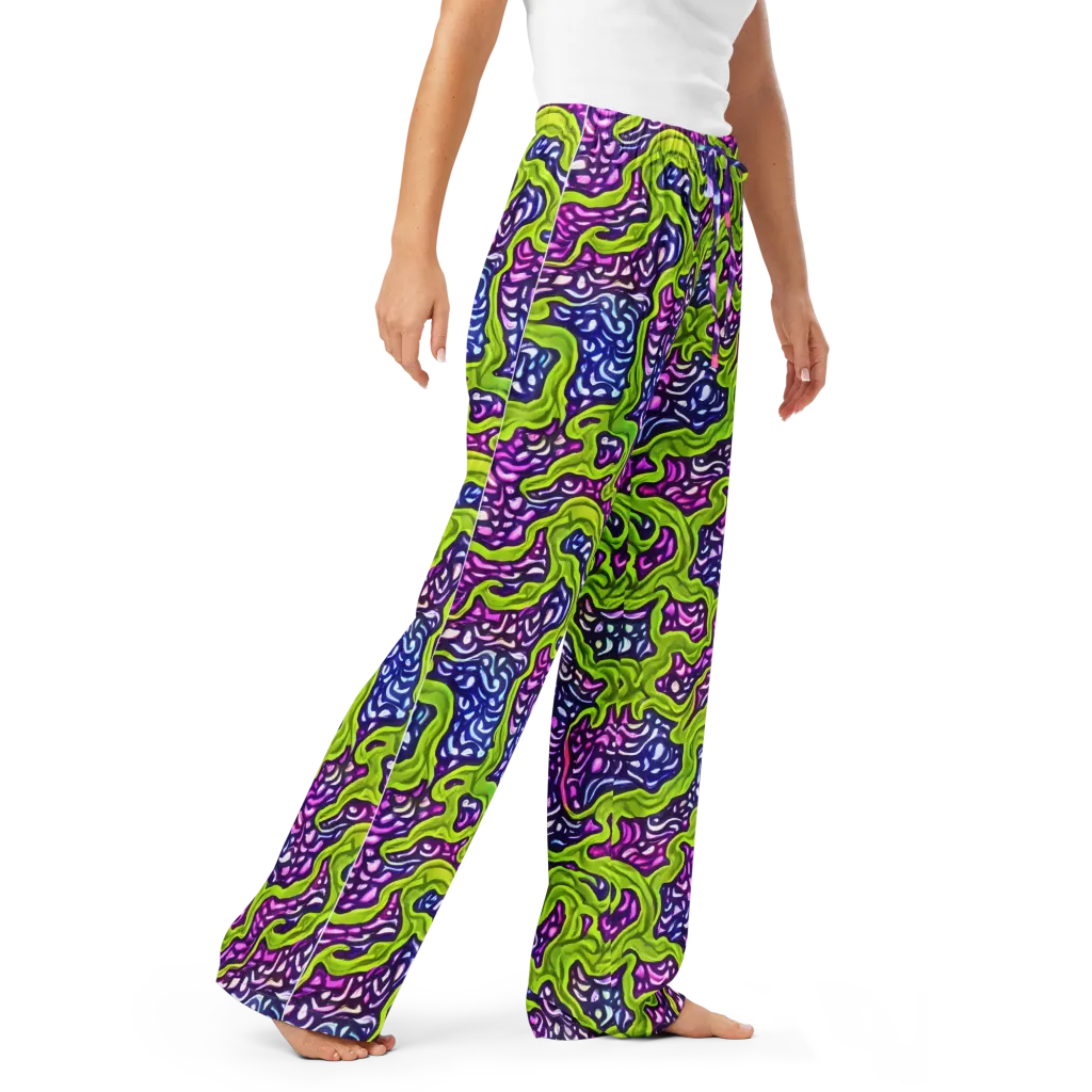 Ultraviolet Swell on Women's Pajama Pants — Right Front
