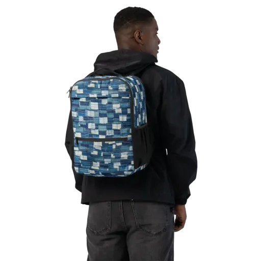 Indigo Patchwork on a Utility Backpack