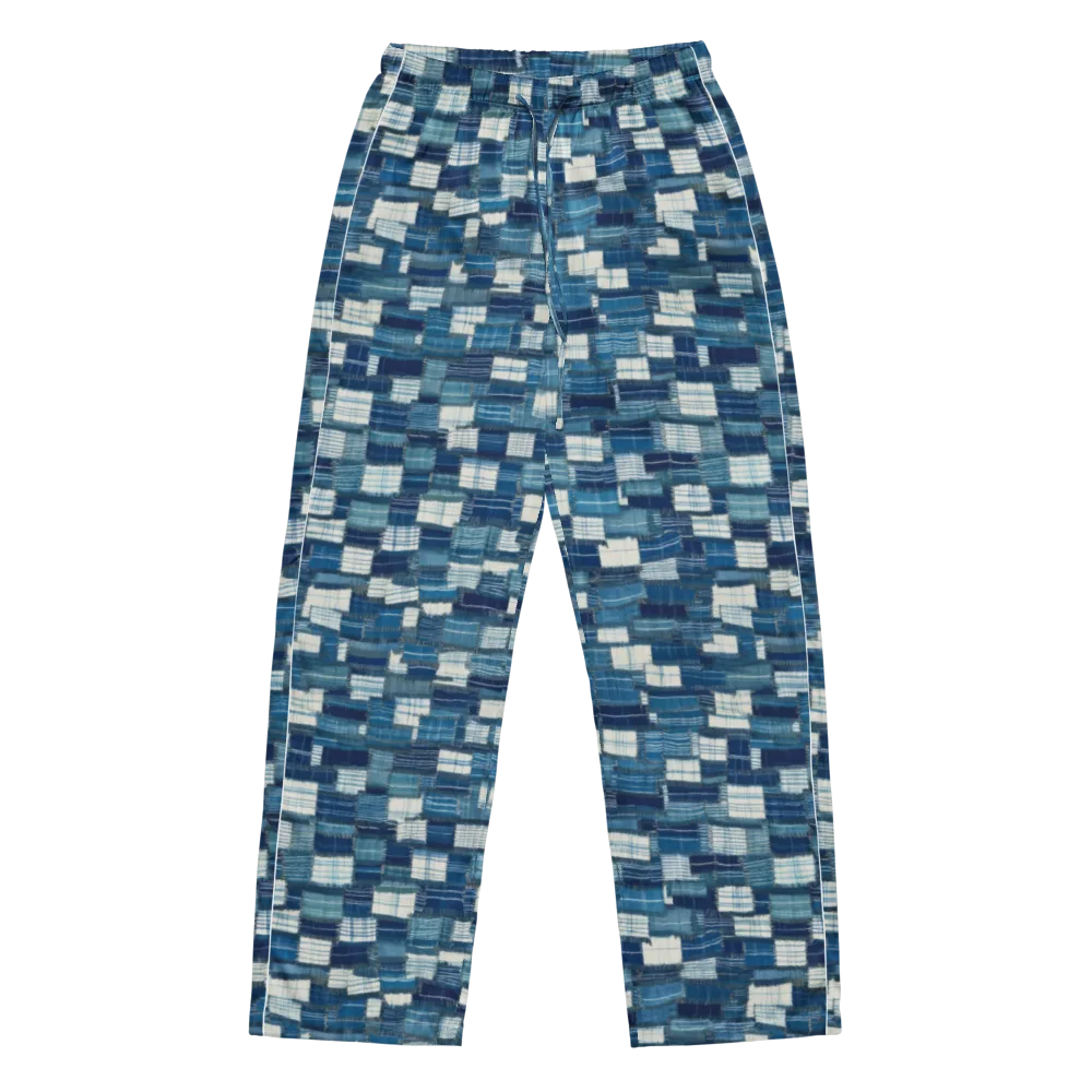 Indigo Patchwork on Women's Pajama Pants — Front