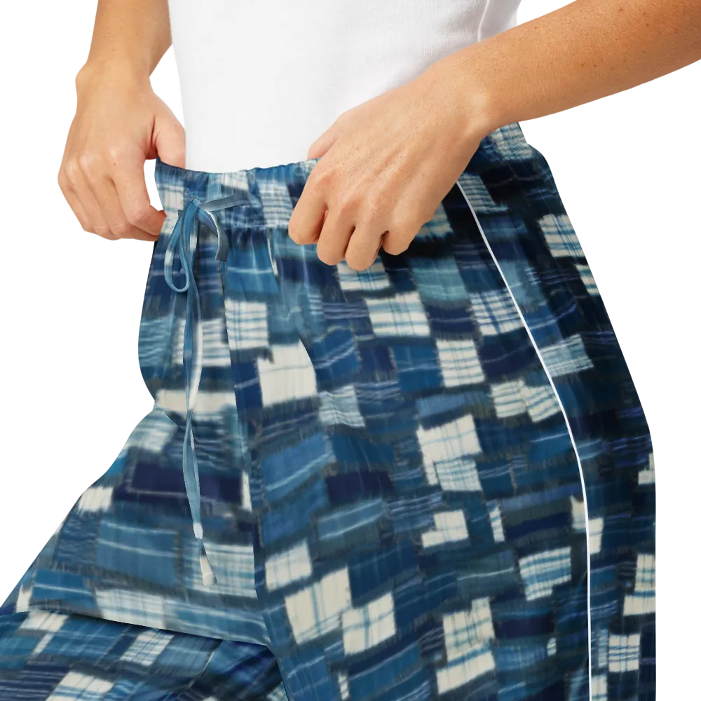 Indigo Patchwork on Women's Pajama Pants — Product details
