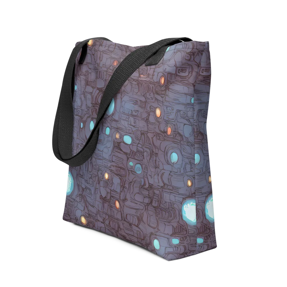 Violet Circuitry on Tote Bag — Front