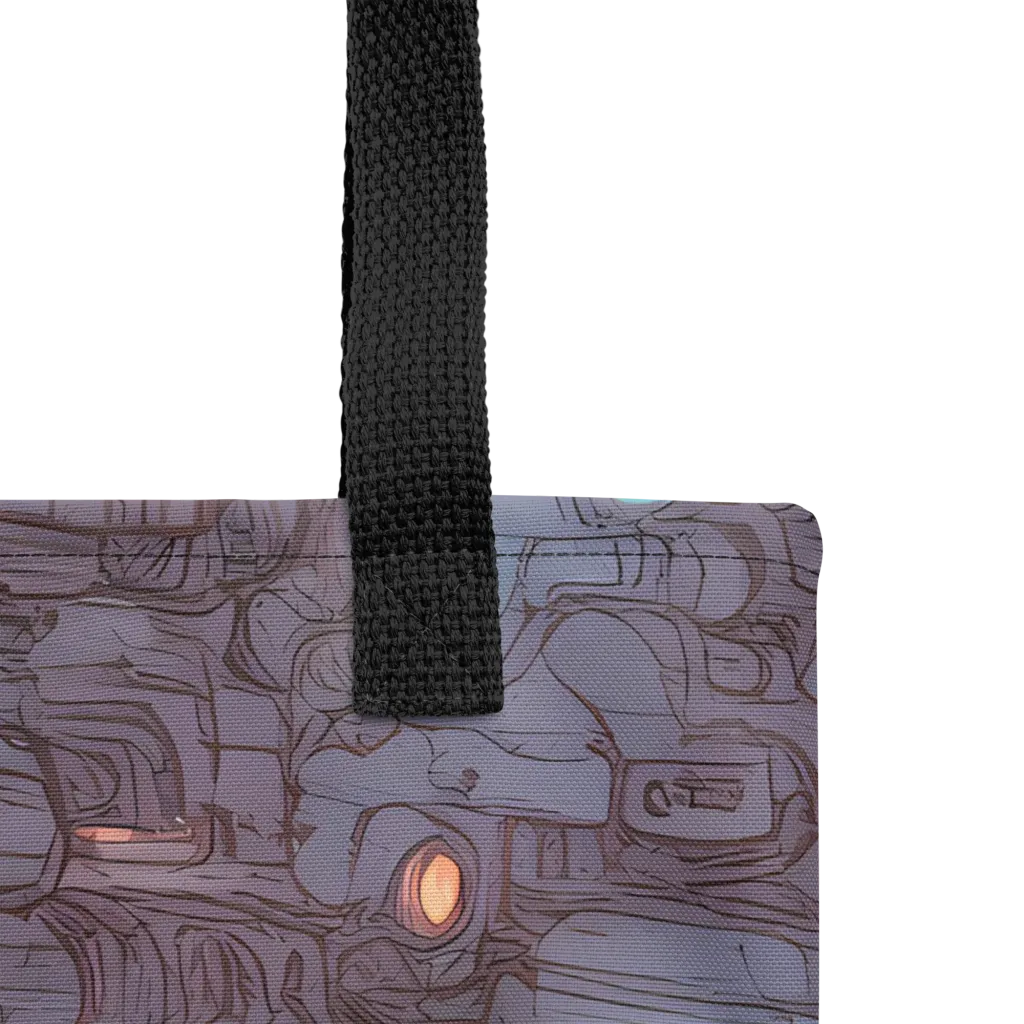 Violet Circuitry on Tote Bag — Product details