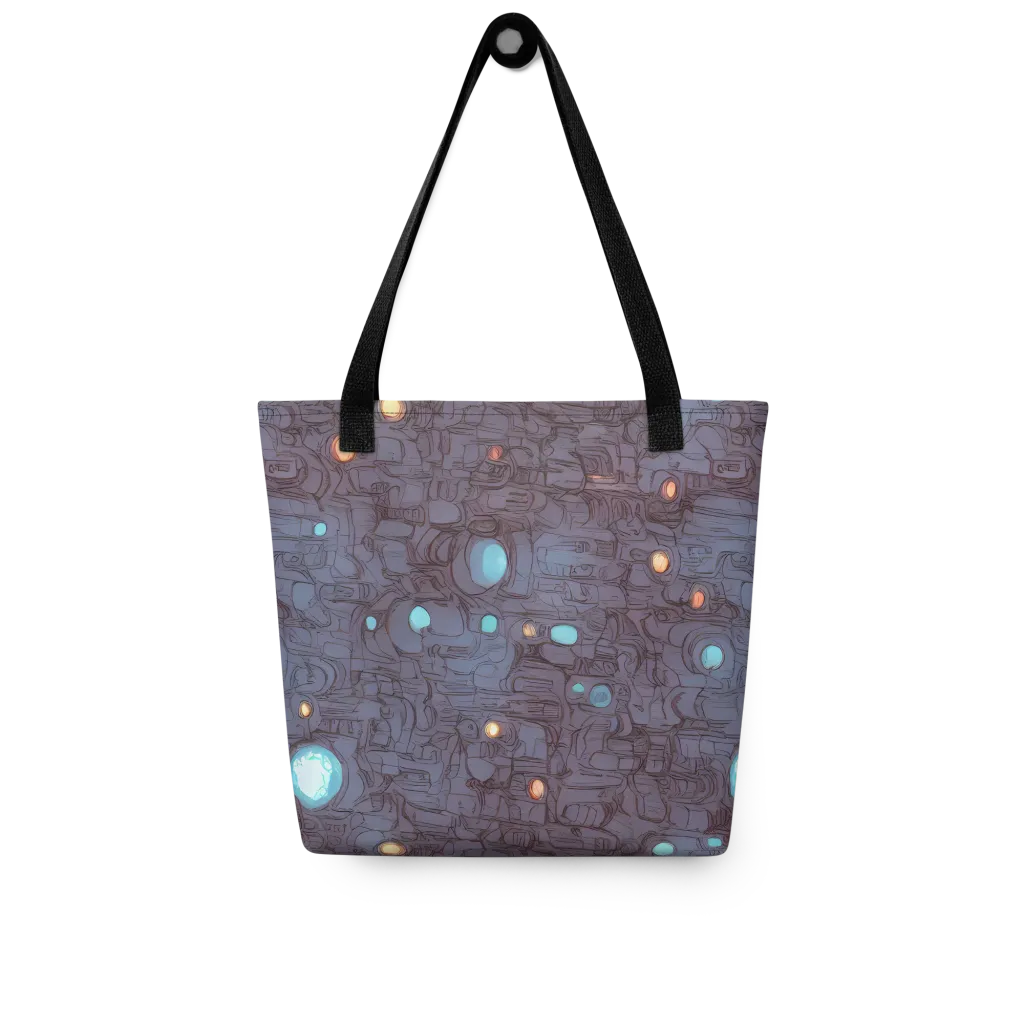 Violet Circuitry on Tote Bag — Front