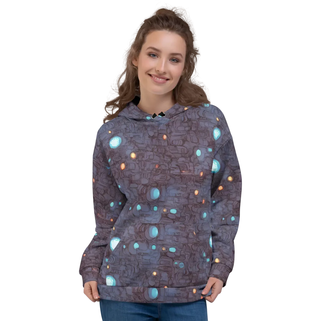 Violet Circuitry on Hoodie — Front