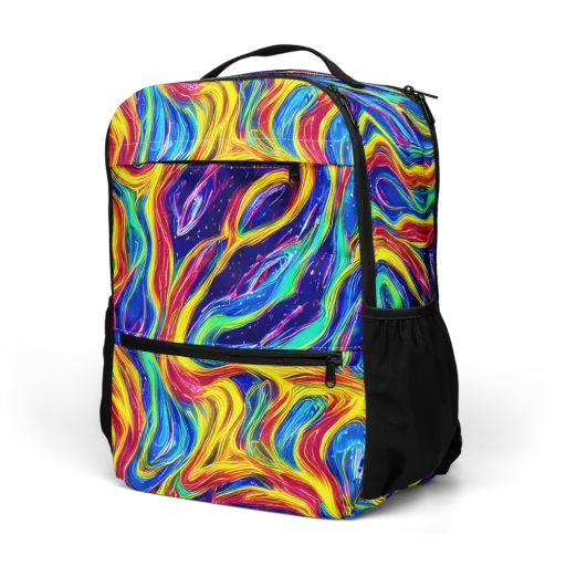 Lemon Comet Garden on a Utility Backpack