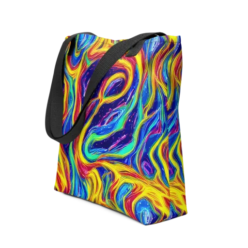 Lemon Comet Garden on a Tote Bag
