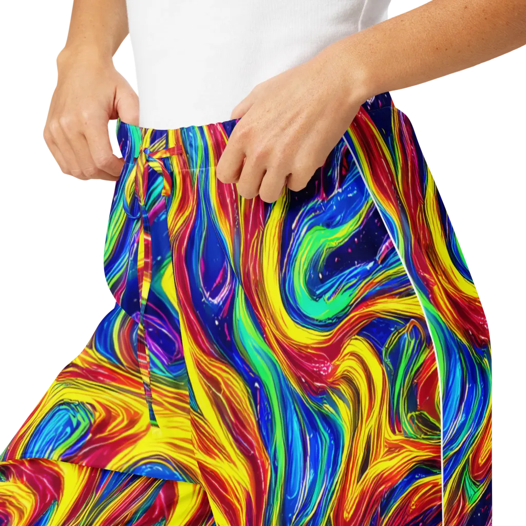 Lemon Comet Garden on Women's Pajama Pants — Product details