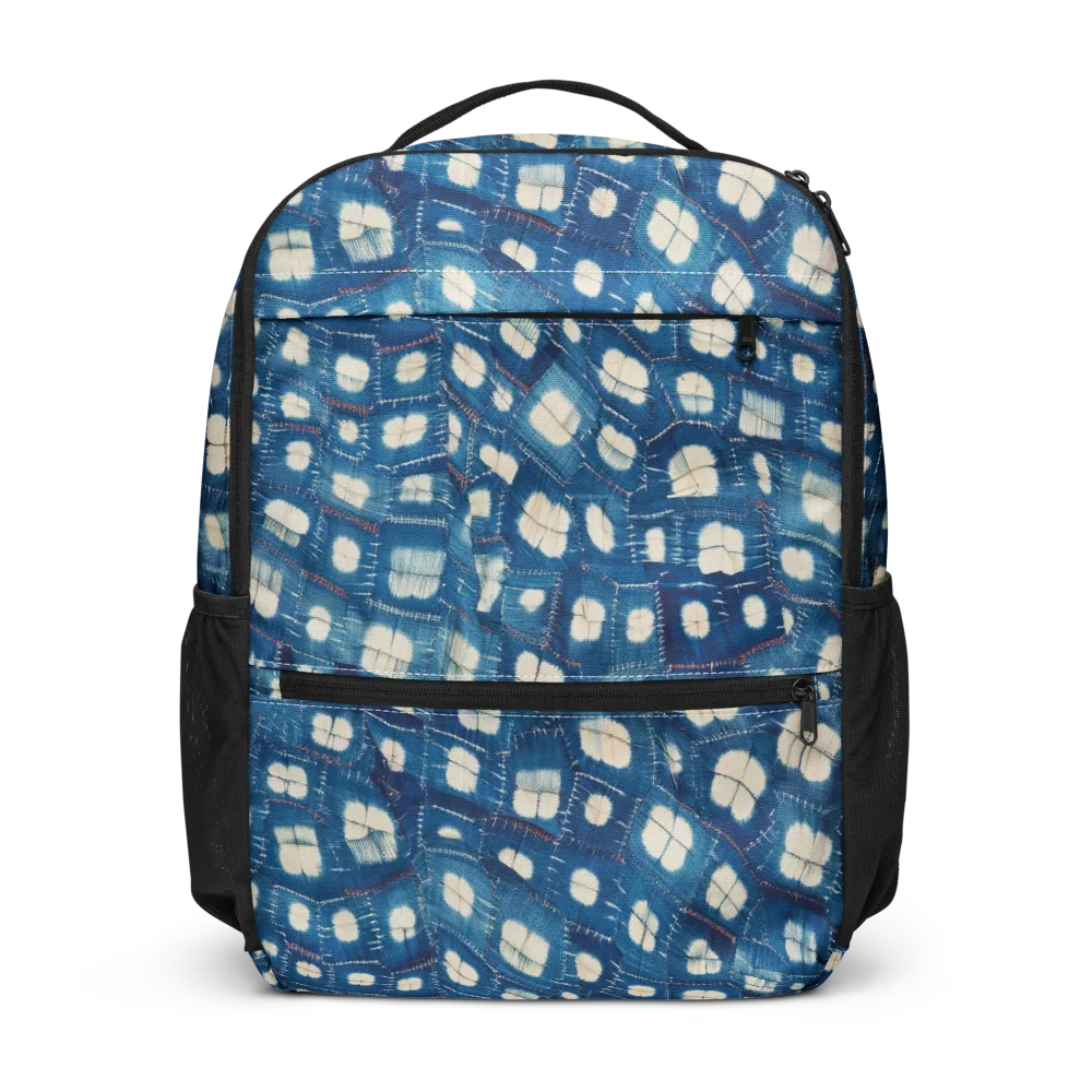 Shibori Meadow on Utility Backpack — Front