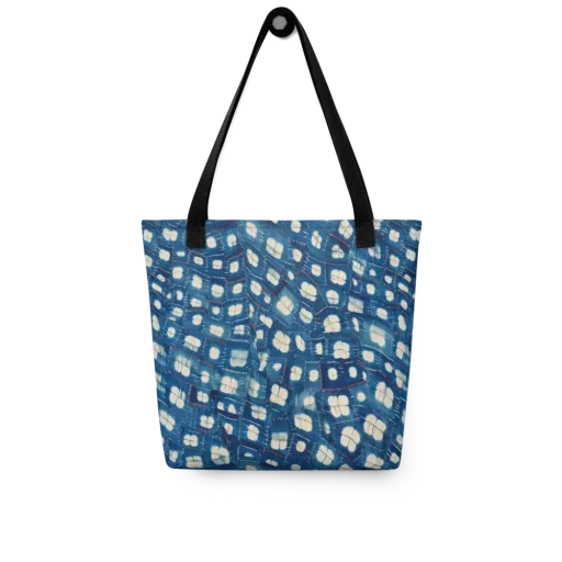 Shibori Meadow on a Tote Bag