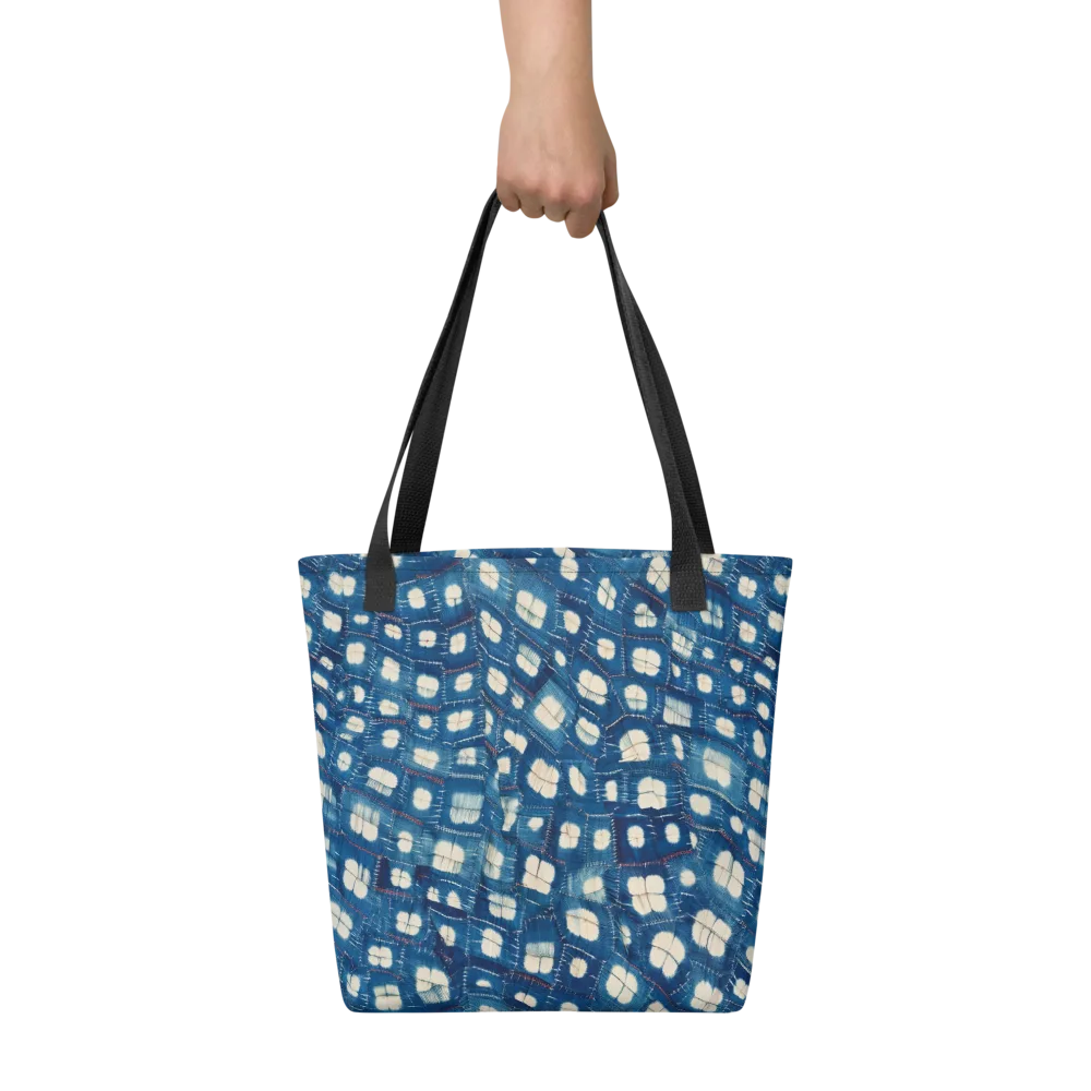 Shibori Meadow on Tote Bag — Front