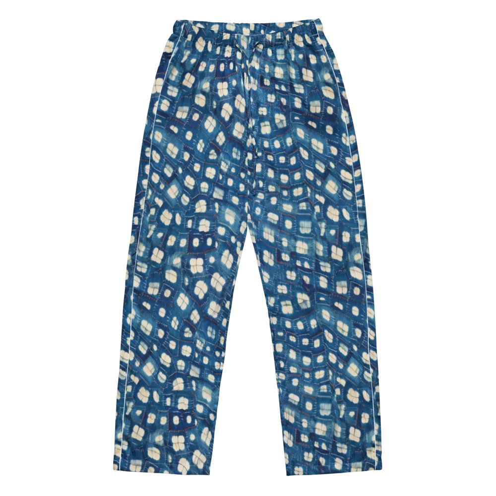 Shibori Meadow on Women's Pajama Pants — Front