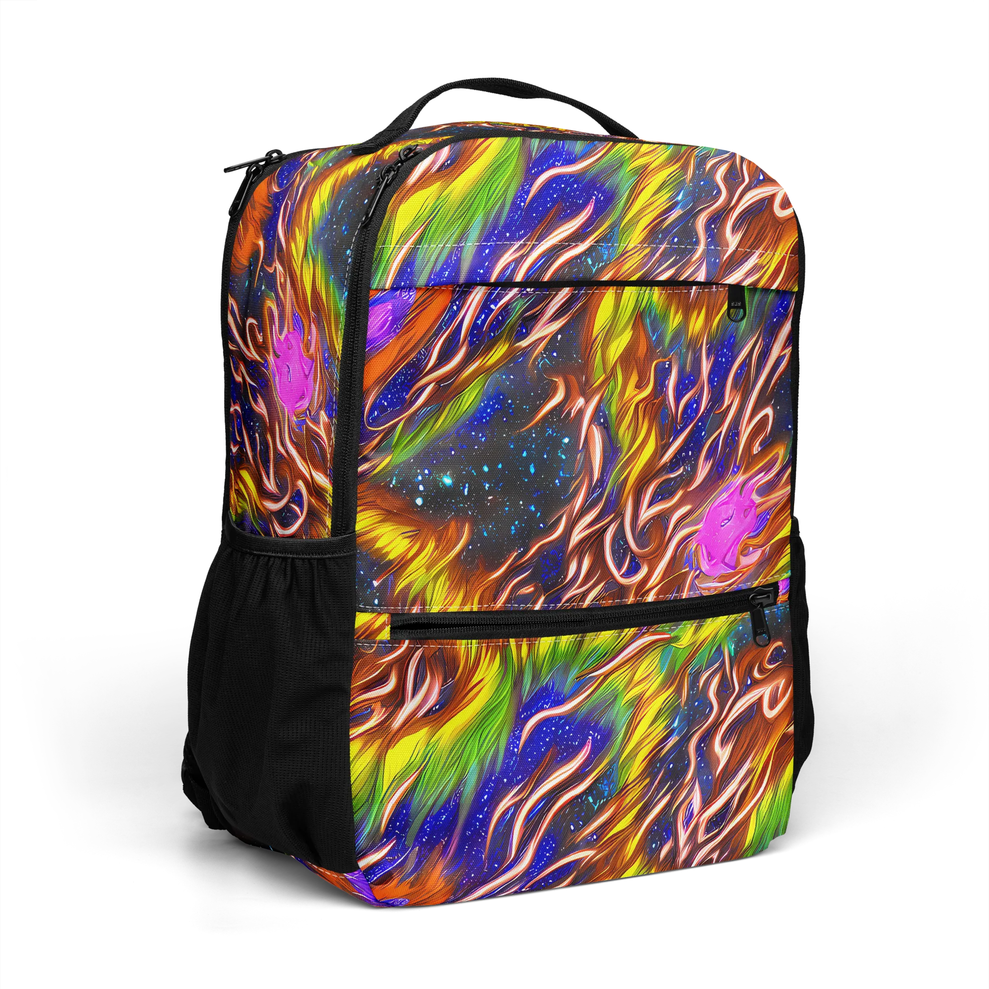 Fevered Orbit on Utility Backpack — Right Front