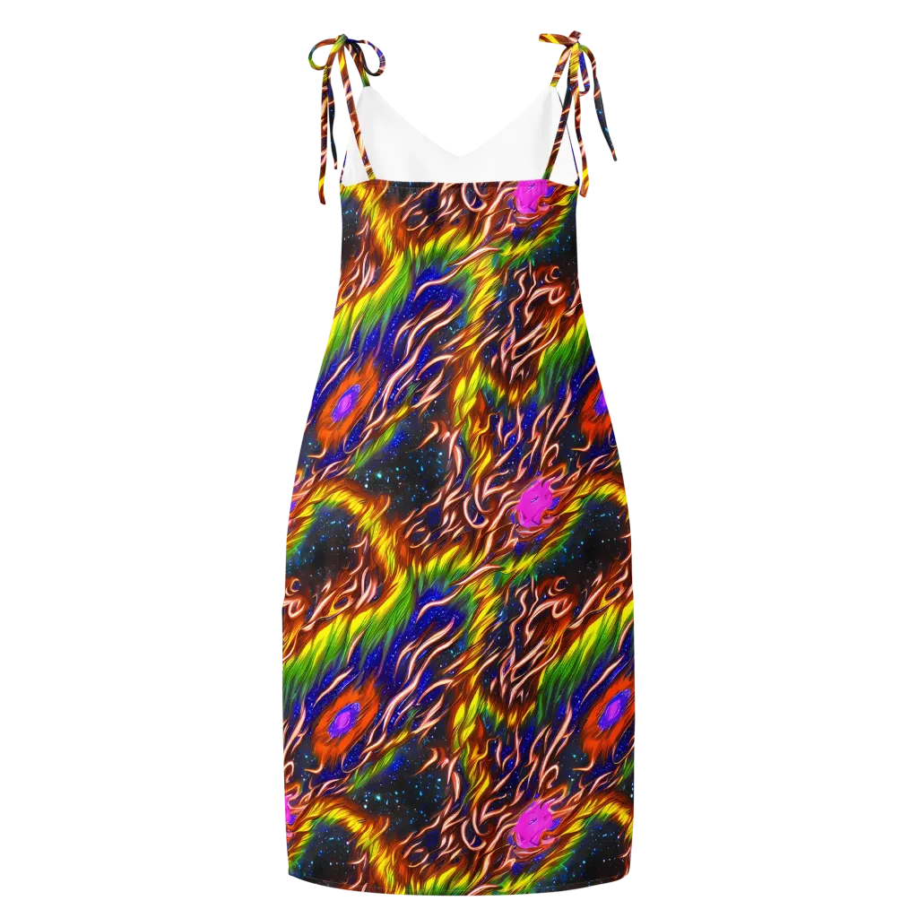 Fevered Orbit on Slip Dress — Back