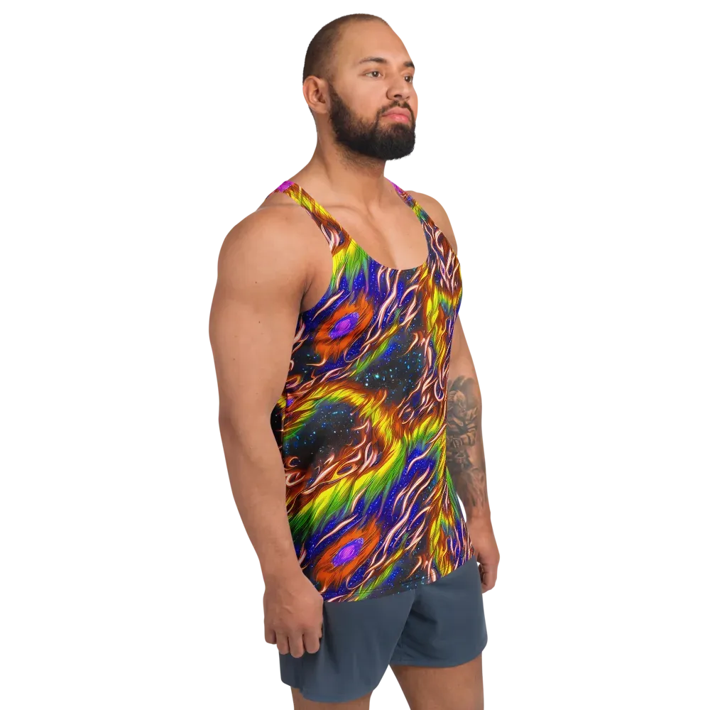 Fevered Orbit on Men's Tank Top — Right Front