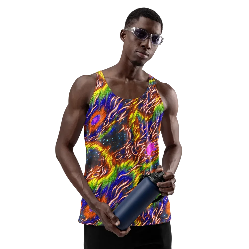Fevered Orbit on Men's Tank Top — Front