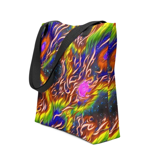 Fevered Orbit on a Tote Bag