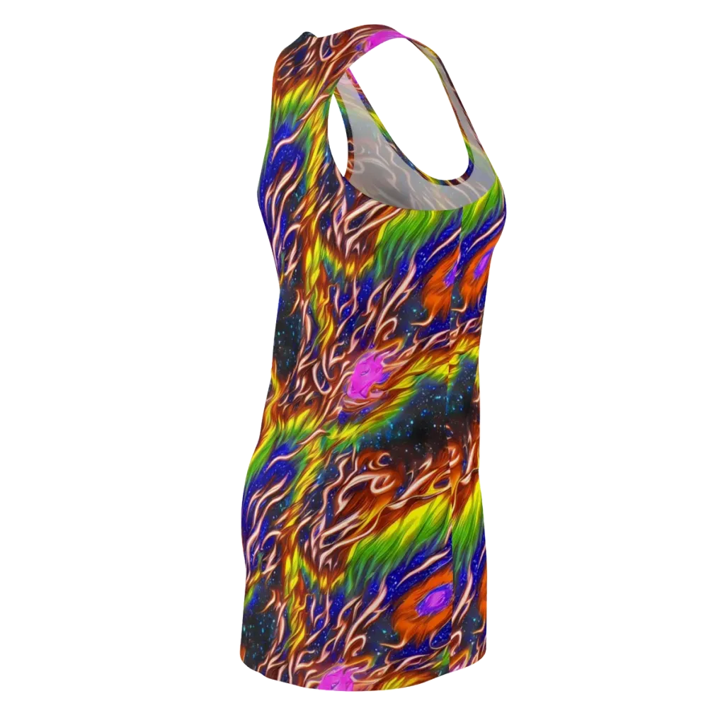 Fevered Orbit on Racerback Dress — Back Side