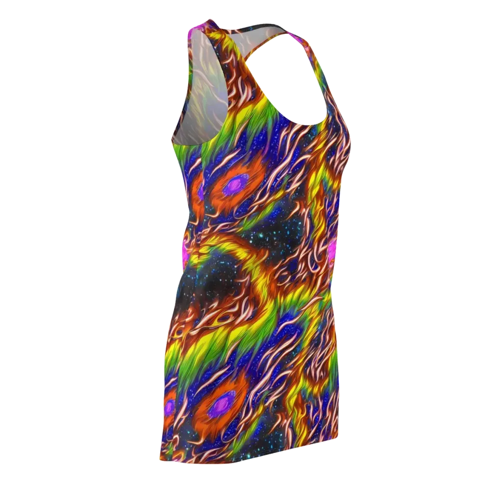 Fevered Orbit on Racerback Dress — Front Side