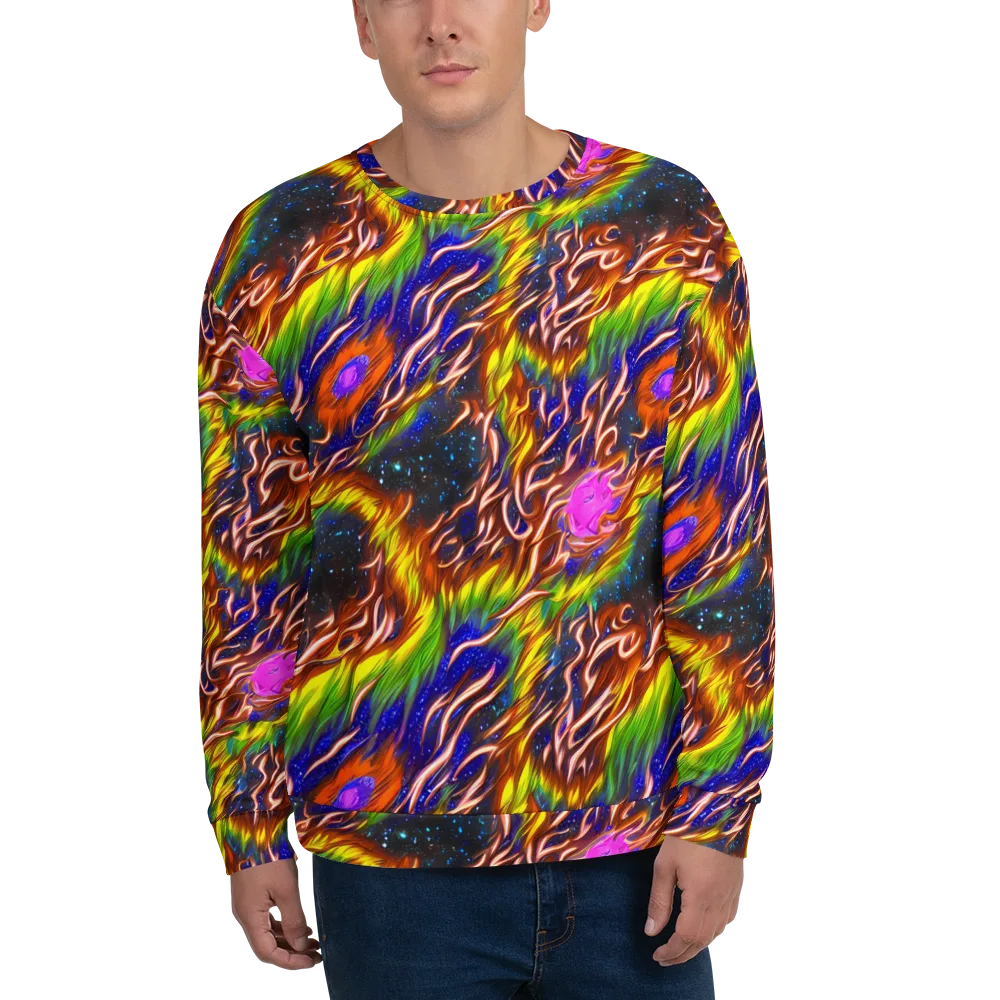 Fevered Orbit on Sweatshirt — Front