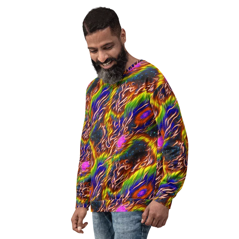 Fevered Orbit on Sweatshirt — Left Front