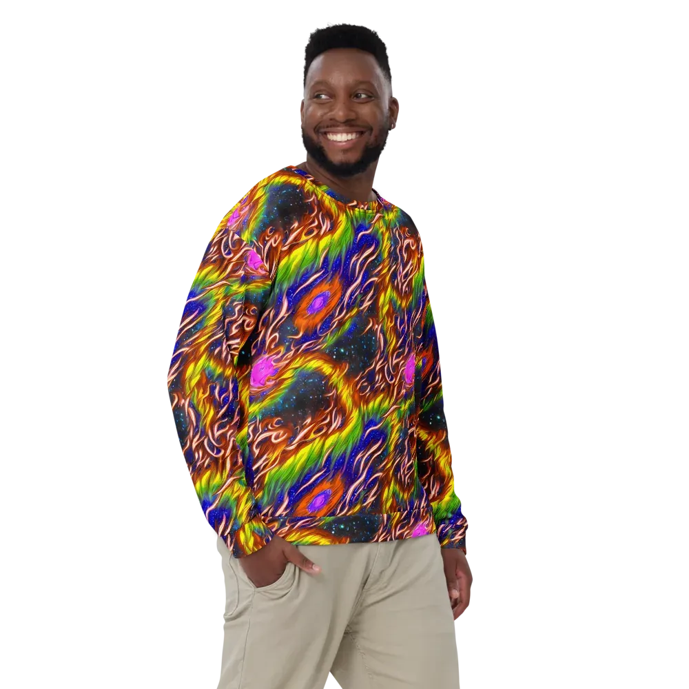 Fevered Orbit on Sweatshirt — Front