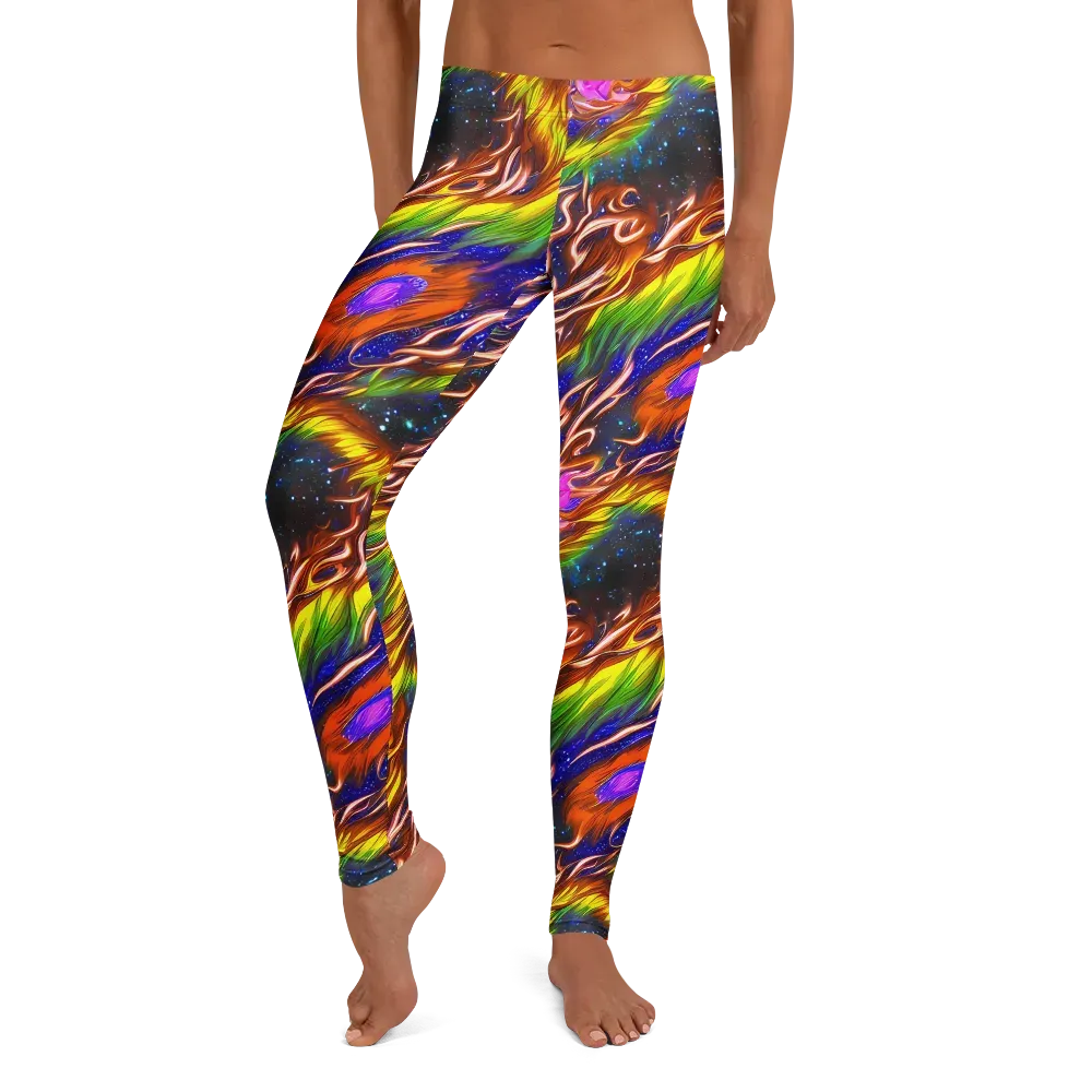 Fevered Orbit on Leggings — Front