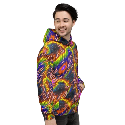 Fevered Orbit on a Hoodie