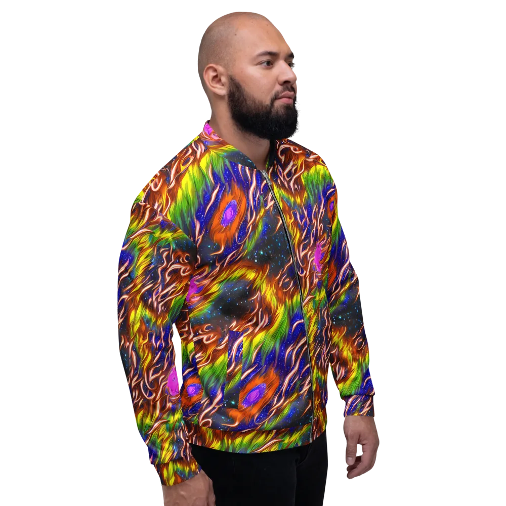 Fevered Orbit on Bomber Jacket — Right