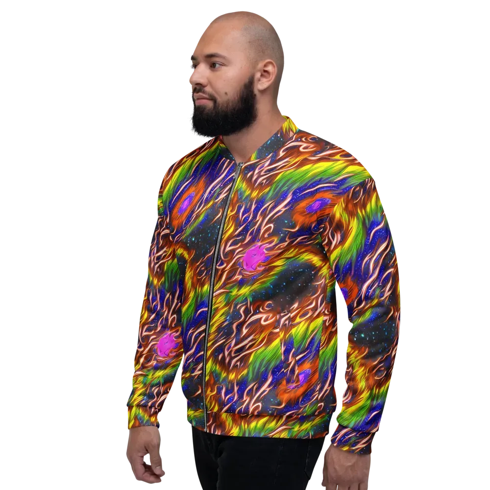 Fevered Orbit on Bomber Jacket — Left