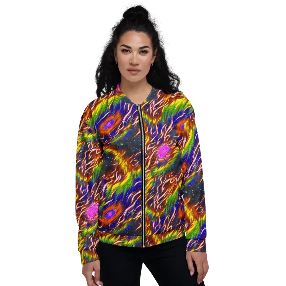 Fevered Orbit on Bomber Jacket — Front