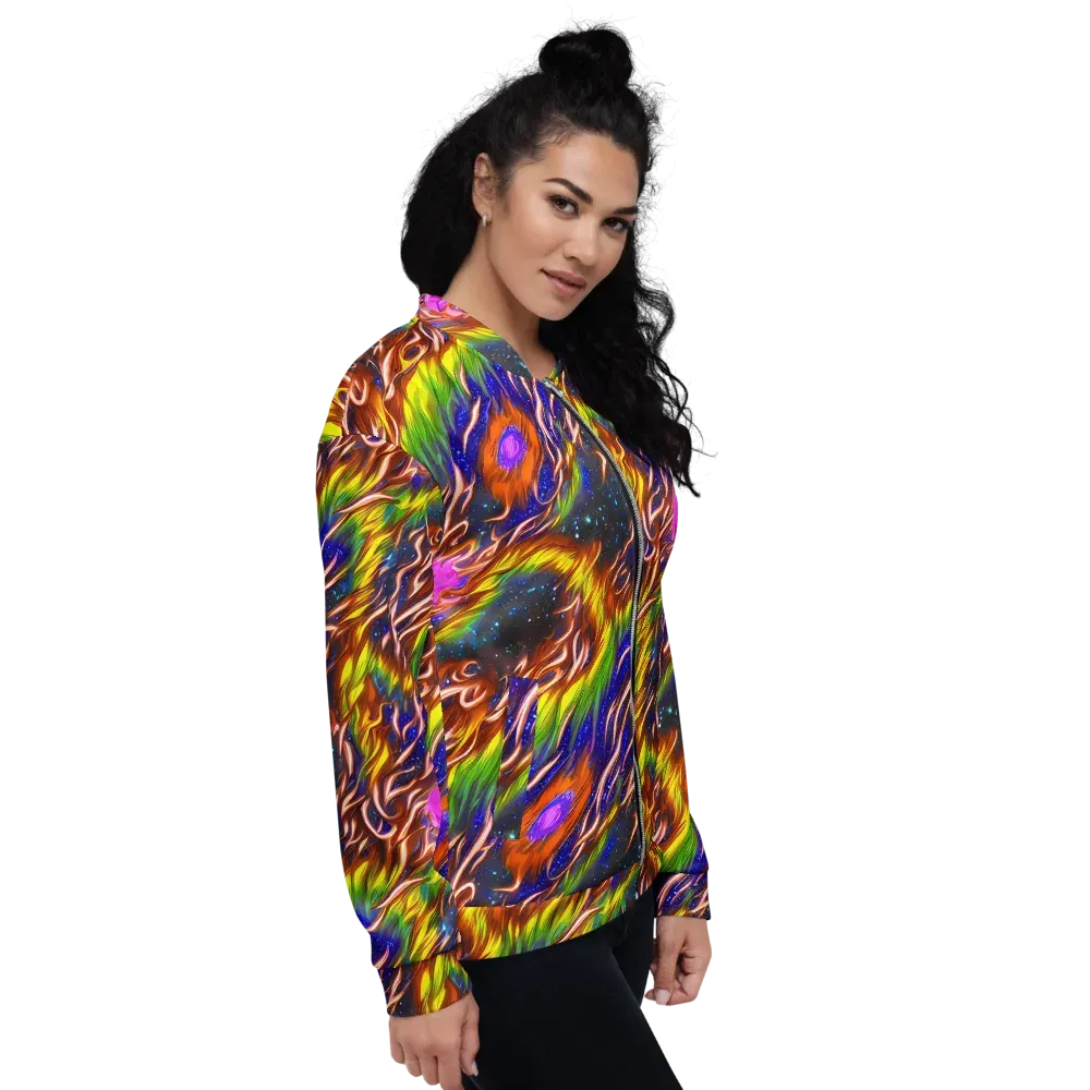 Fevered Orbit on Bomber Jacket — Right