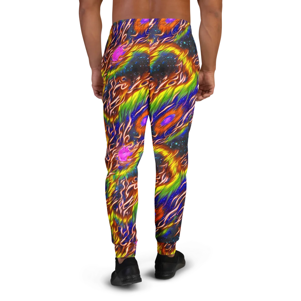 Fevered Orbit on Men's Joggers — Back