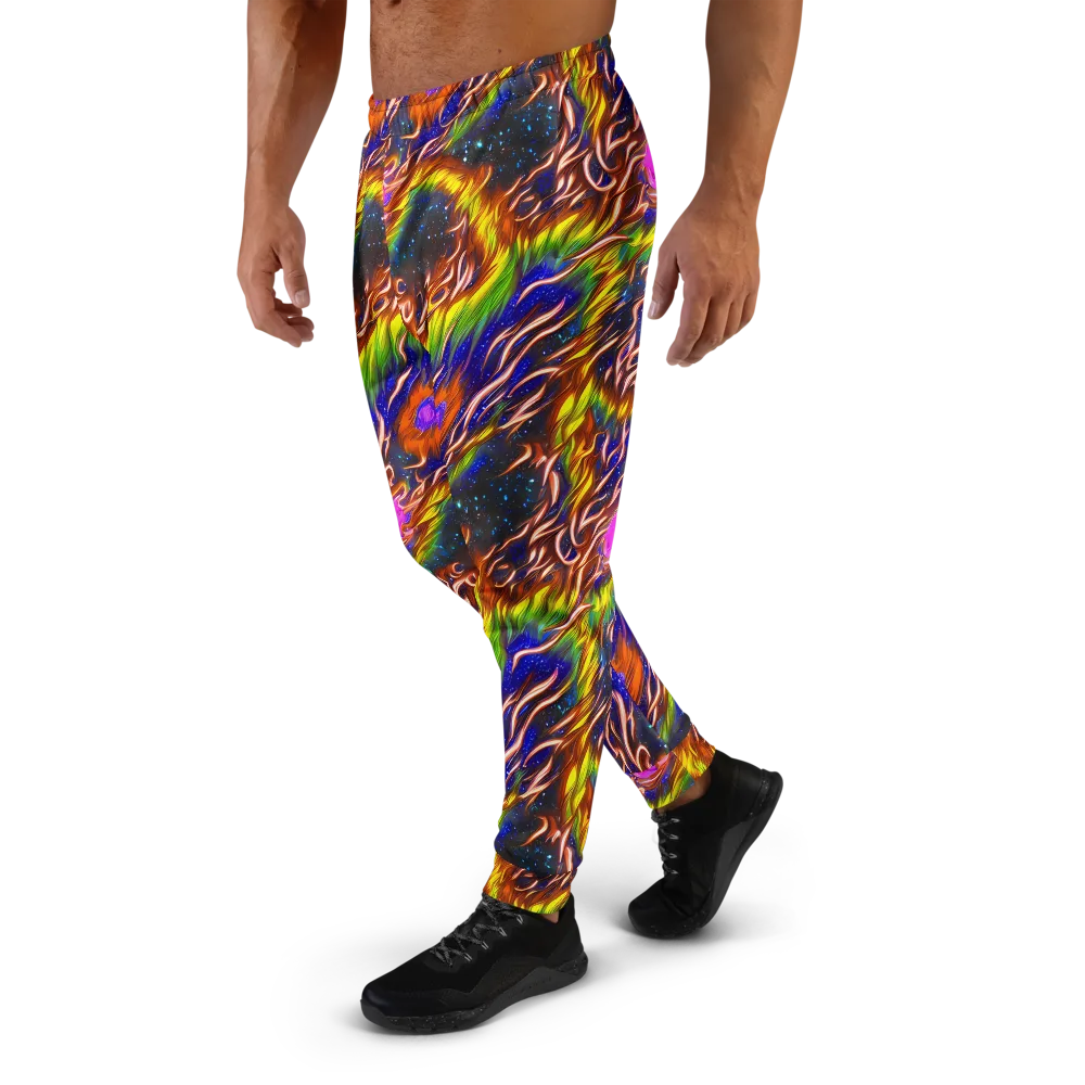 Fevered Orbit on Men's Joggers — Left