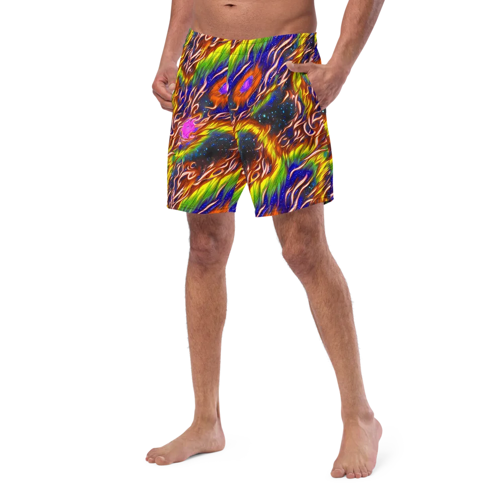 Fevered Orbit on Swim Trunks — Left Front