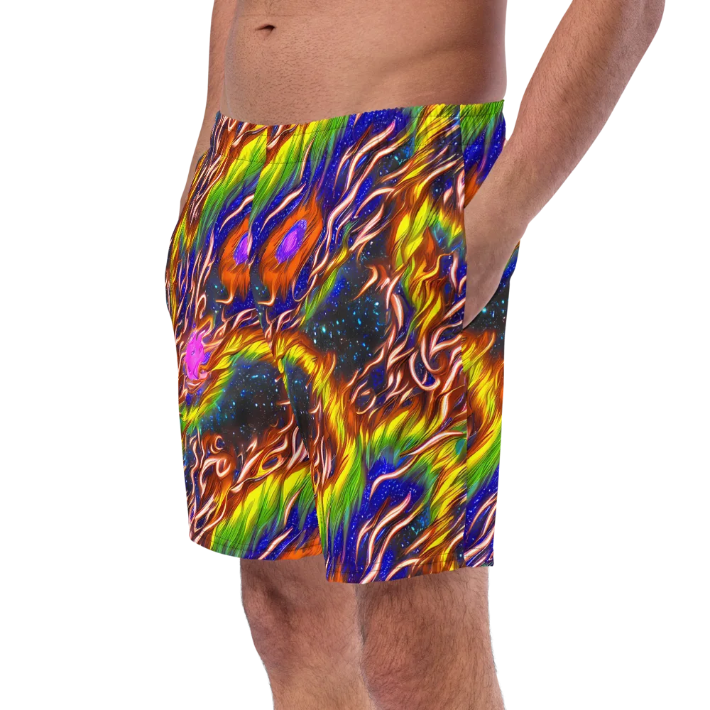 Fevered Orbit on Swim Trunks — Left Front