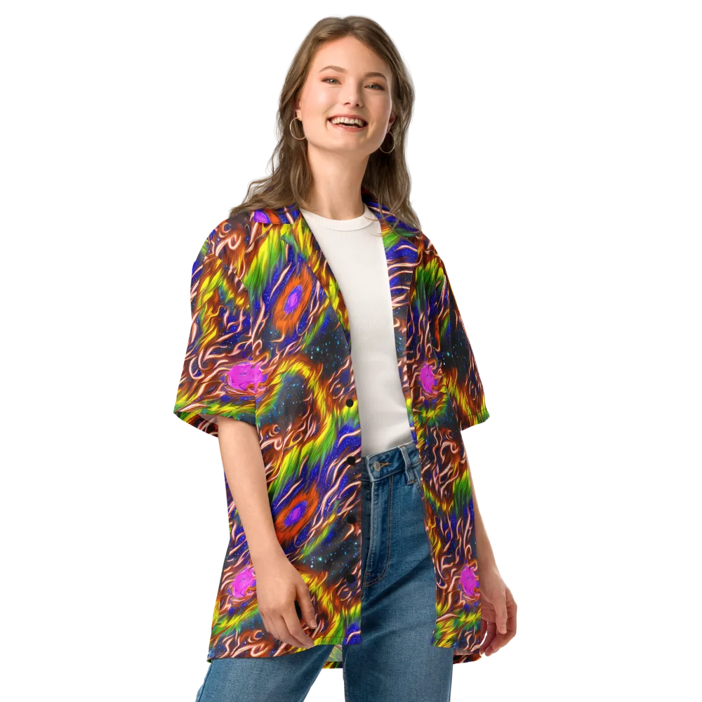 Fevered Orbit on Button Shirt — Front