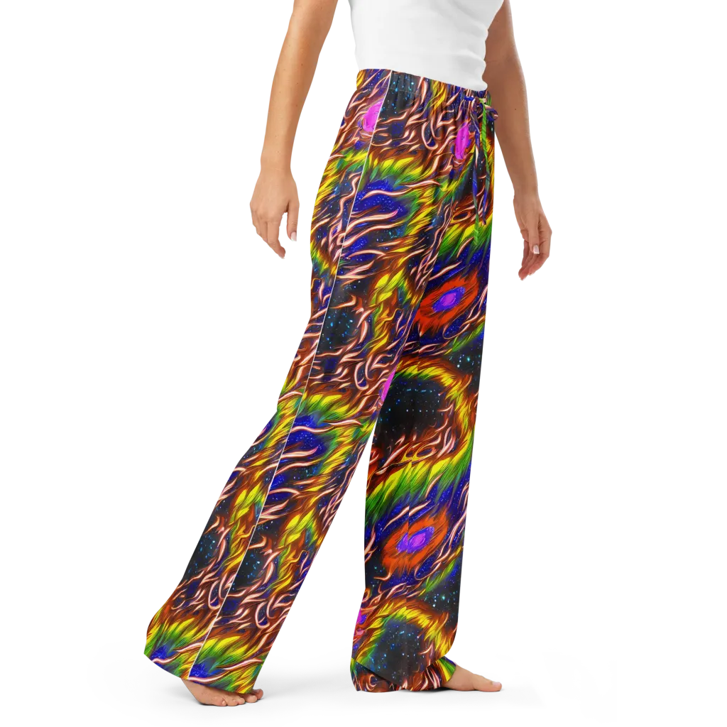 Fevered Orbit on Women's Pajama Pants — Right Front