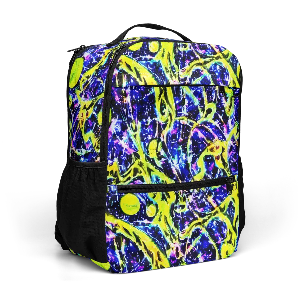Psychedelic Orchard on Utility Backpack — Right Front