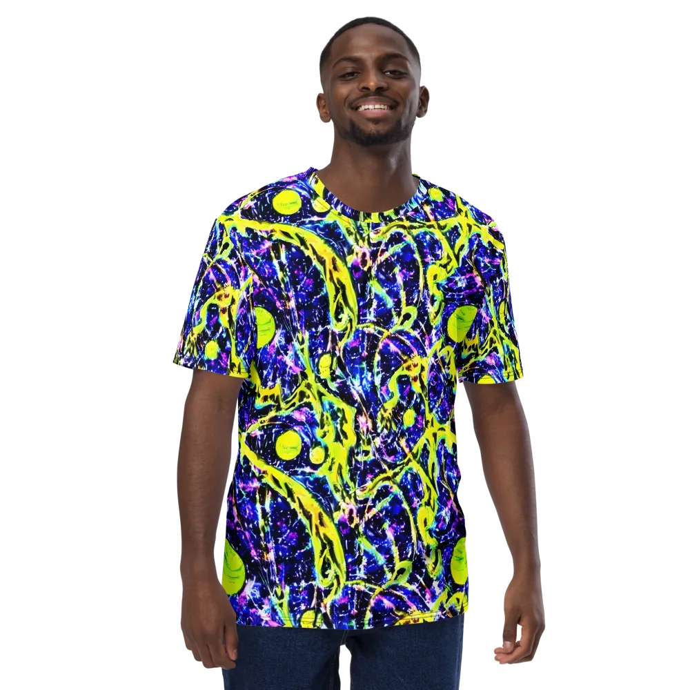 Psychedelic Orchard on Men's Crew Neck T-Shirt — Front