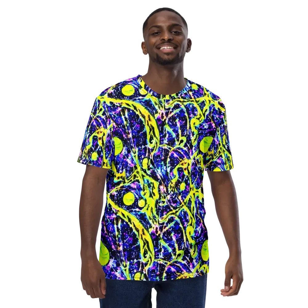 Psychedelic Orchard on Men's Crew Neck T-Shirt — Front