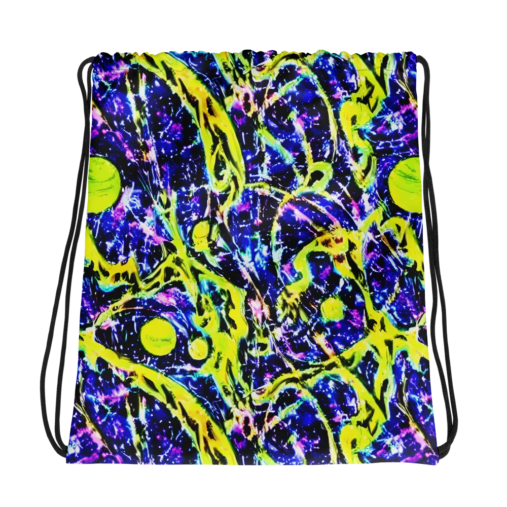 Psychedelic Orchard on Drawstring Bag — Photo