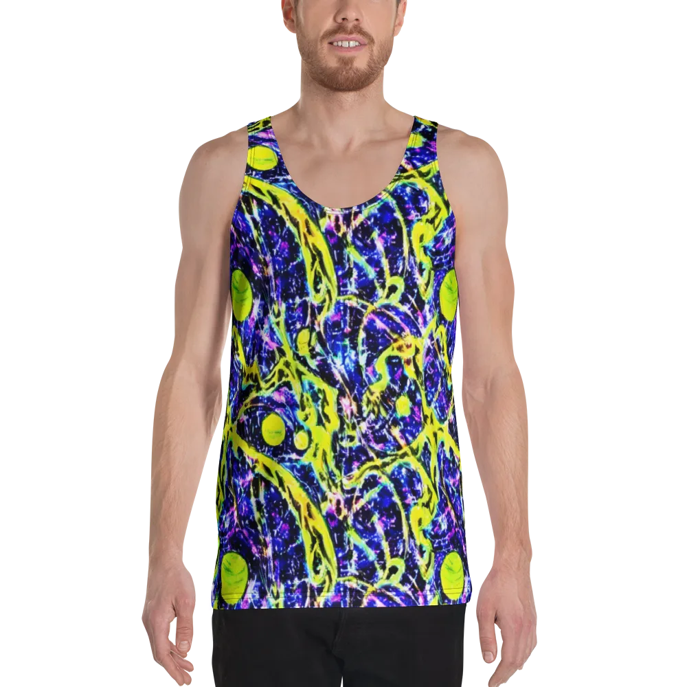 Psychedelic Orchard on Men's Tank Top — Front