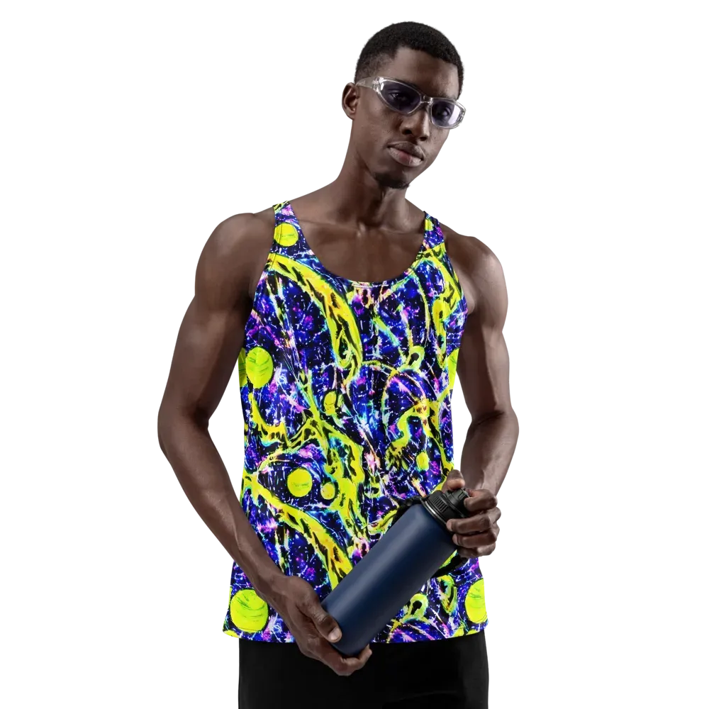 Psychedelic Orchard on Men's Tank Top — Front