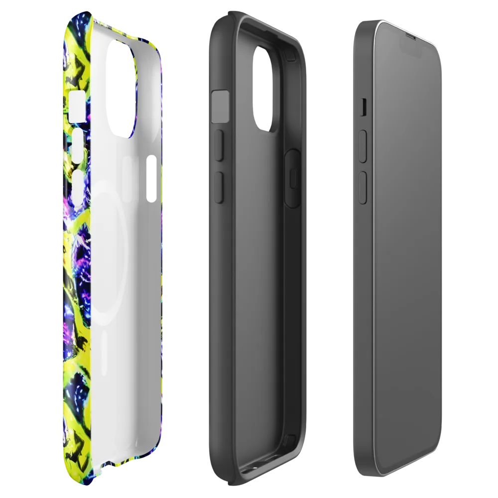 Psychedelic Orchard on MagSafe Tough Case for iPhone® — Front