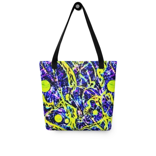 Psychedelic Orchard on a Tote Bag