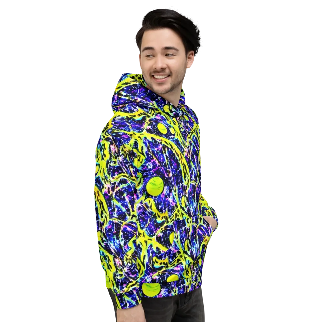 Psychedelic Orchard on Hoodie — Right