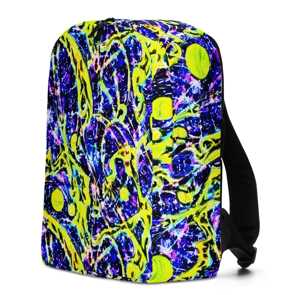 Psychedelic Orchard on Minimalist Backpack — Left